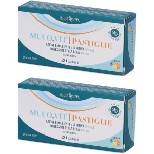 Acquista Online erba vita muco.vit pastiglie agrumate 2x90 g caramelle e Cerca l'offerta più bassa
