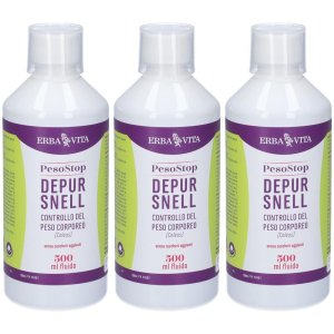Acquista Online erba vita peso stop depur snell 3x500 ml soluzione orale e Cerca l'offerta più bassa