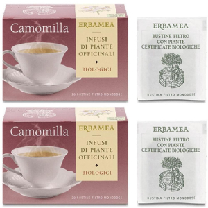 Acquista Online erbamea camomilla bustine filtro 2x20 pz filtro e Cerca l'offerta più bassa