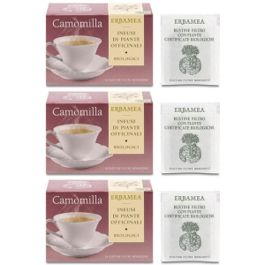Acquista Online erbamea camomilla bustine filtro 3x20 pz filtro e Cerca l'offerta più bassa