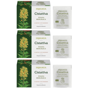Acquista Online erbamea cistattiva tisana bustine filtro 3x30 g tè e Cerca l'offerta più bassa