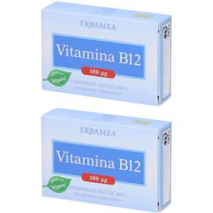 Acquista Online erbamea vitamina b12 compresse masticabili set da 2 2x18 g m e Cerca l'offerta più bassa