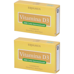 Acquista Online erbamea vitamina d3 compresse set da 2 2x90 pz masticabili e Cerca l'offerta più bassa