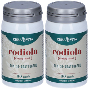 Acquista Online erbavita rodiola tonico adattogeno set da 2 2x30 g capsule e Cerca l'offerta più bassa