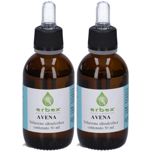 Acquista Online erbex avena sativa tintura madre soluzione idroalcolica 2x50 ml e Cerca l'offerta più bassa