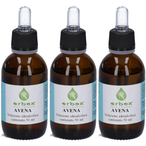 Acquista Online erbex avena sativa tintura madre soluzione idroalcolica 3x50 ml e Cerca l'offerta più bassa