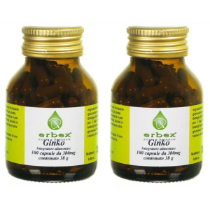 Acquista Online erbex ginkgo biloba capsule 2x38 g e Cerca l'offerta più bassa
