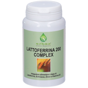 Acquista Online erbex lattoferrina 200 complex capsule 15 g e Cerca l'offerta più bassa