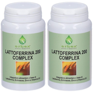 Acquista Online erbex lattoferrina 200 complex capsule 2x15 g e Cerca l'offerta più bassa