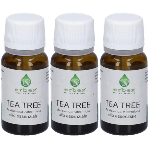 Acquista Online erbex® tea tree malaleuca alternifolia olio essenziale 3x10 ml soluzio e Cerca l'offerta più bassa