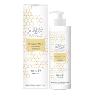 Erboristeria magentina crema corpo vaniglia e miele  idratante 250 ml