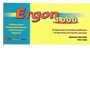 ergon 1000 integrat 10+10 flaconi bugiardino cod: 902291309 