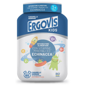 ergovis kids 60caramelle gust bugiardino cod: 980475230 