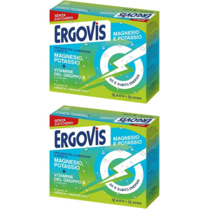Acquista Online ergovis magnesio e potassio vitamine gruppo b ed è subito energia bu e Cerca l'offerta più bassa