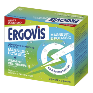 Ergovis mg+k vitamine b senza zucchero 24 bustine