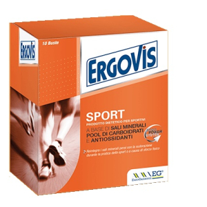 ergovis sport mineralvit integratore 40 buste bugiardino cod: 926143595 