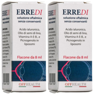 Acquista Online erredi soluzione oftalmica senza conservanti 8 ml 2x8 ml e Cerca l'offerta più bassa