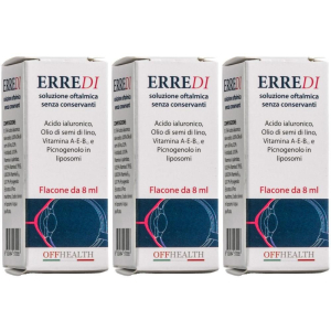 Acquista Online erredi soluzione oftalmica senza conservanti 8 ml 3x8 ml e Cerca l'offerta più bassa