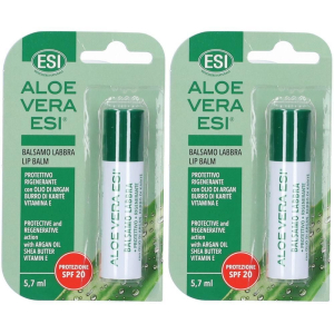 Acquista Online esi aloe vera esi balsamo labbra 2x5,7 g protezione per le labbra e Cerca l'offerta più bassa