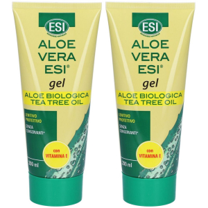 Acquista Online esi aloe vera gel con vitamina e + tea tree oil set da 2 2x200 ml e Cerca l'offerta più bassa