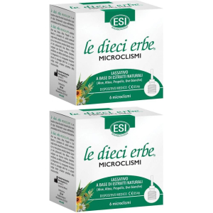Acquista Online esi le dieci erbe microclismi 6 pezzi 2x6x10 g clistere e Cerca l'offerta più bassa