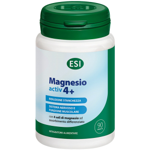 Acquista Online esi magnesio activ 4+ integratore 4 sali di magnesio 90 ovalette e Cerca l'offerta più bassa