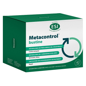 Esi metacontrol integratore per il controllo del peso e metabolismo dei carboidrati 40 bustine