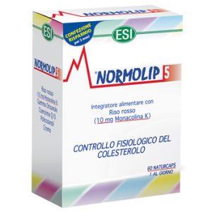 Normolip 5 - 60 capsule - integratore per il controllo del colesterolo