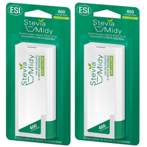 Acquista Online esi stevia midy® set da 2 2x400 pz compresse e Cerca l'offerta più bassa
