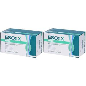 Esoxx one -  pacco doppio - rimedio reflusso gastroesofageo e bruciore di stomaco - bundle 2 confezioni da 20 stick ciascuna
