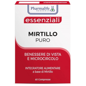 Essenziali mirtillo puro integratore per il benessere della vista e del microcircolo 60 compresse