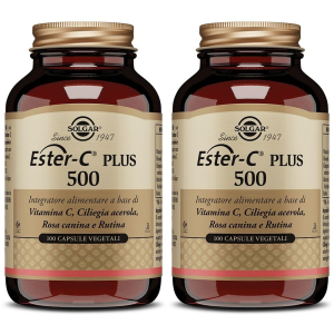 Acquista Online ester-c plus 500 set da 2 2x76,4 g capsule e Cerca l'offerta più bassa