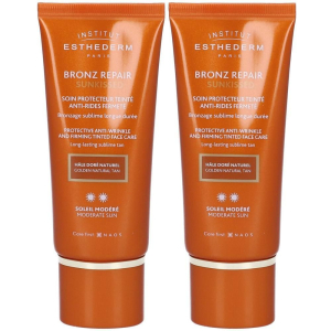 Acquista Online esthederm italia solare viso anti-rughe colorato - sole moderato 2x50 e Cerca l'offerta più bassa