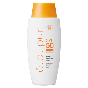 Etat pur fluido solare corpo spf50+ - protezione solare per il corpo resistente all'acqua - 100 g