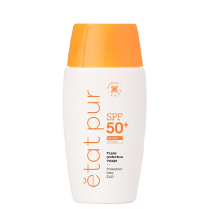 Etat pur fluido solare viso spf50+ - protezione solare viso resistente all'acqua - 40 g