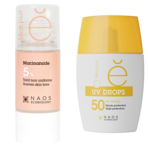 Acquista Online etat pur uv drops spf50 + niacinamide 5% 2 pz set e Cerca l'offerta più bassa