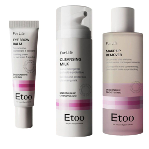 Acquista Online etoo eye brow balm + make-up remover cleansing milk 1 pz set e Cerca l'offerta più bassa