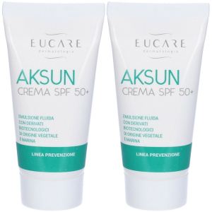 Acquista Online eucare aksun crema spf 50+ set da 2 2x50 ml e Cerca l'offerta più bassa