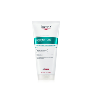 Eucerin dermopure clinical - crema corpo tripla azione per pelle grassa a tendenza acneica sensibile 200 ml