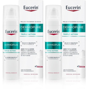 Acquista Online eucerin dermopure clinical siero viso tripla azione 2x40 ml e Cerca l'offerta più bassa