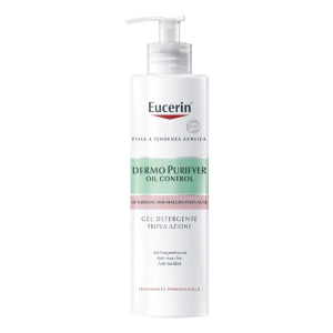 Eucerin dermopurifyer oil control gel detergente tripla azione 400ml