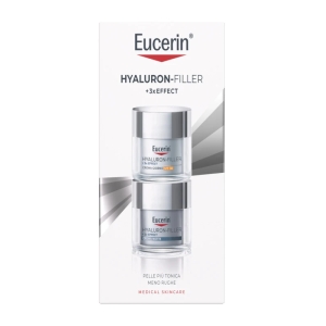 Acquista Online Eucerin hyaluron filler + 3x effect cofanetto xmas con crema giorno anti-rughe con sp30 + crema notte rigenerante e Cerca l'offerta più bassa