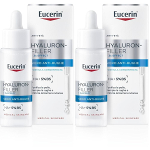 Acquista Online eucerin hyaluron-filler + 3x effect siero viso anti-rughe 2x30 ml e Cerca l'offerta più bassa