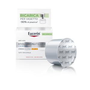 Eucerin hyaluron filler crema giorno antietà spf30 refill 50ml acido ialuronico 3x effect