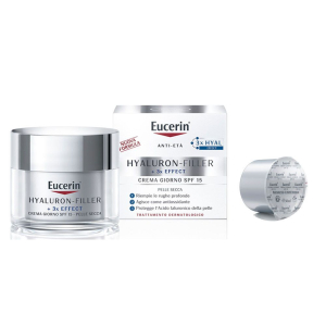 Acquista Online eucerin hyaluron-filler crema giorno pelli secche spf15 50 ml + ricari e Cerca l'offerta più bassa