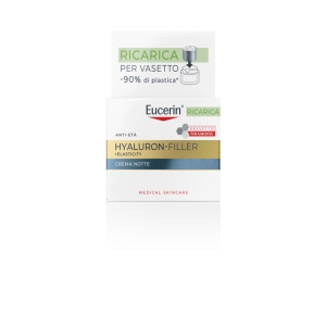 Acquista Online Eucerin hyaluron-filler + elasticity crema notte azione anti-età e antimacchie ricarica per vasetto 50ml e Cerca l'offerta più bassa