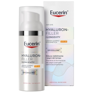 Acquista Online Eucerin hyaluron-filler + longevity crema giorno epigenetica spf30 50ml - crema idratante e antiage con epicelline e Cerca l'offerta più bassa