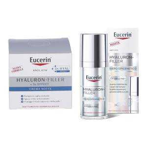 Acquista Online eucerin hyaluron-filler siero epigenetico + crema nott e Cerca l'offerta più bassa