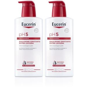 Acquista Online eucerin ph 5 emulsione idratante extra leggera set da 2 2x400 ml emuls e Cerca l'offerta più bassa