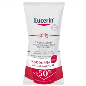 eucerin ph5 crema mani bipa2x75ml bugiardino cod: 977610753 